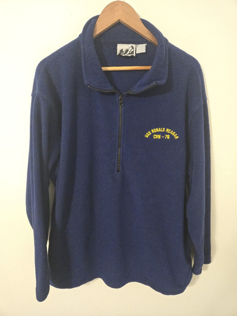 Vintage President USS Ronald Reagan CVN-76 Embroidered Mens XL USA